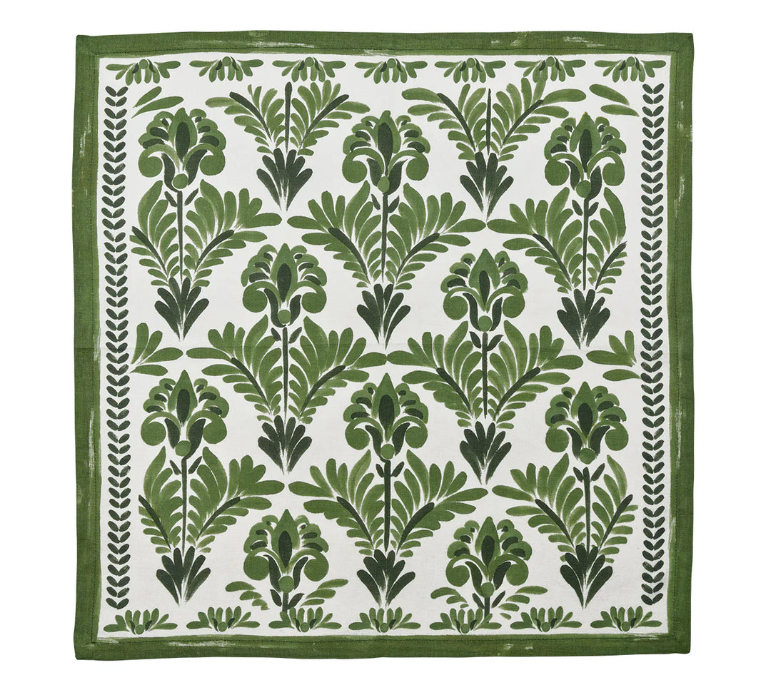 NAPKIN BOTANICA IVORY/GREEN