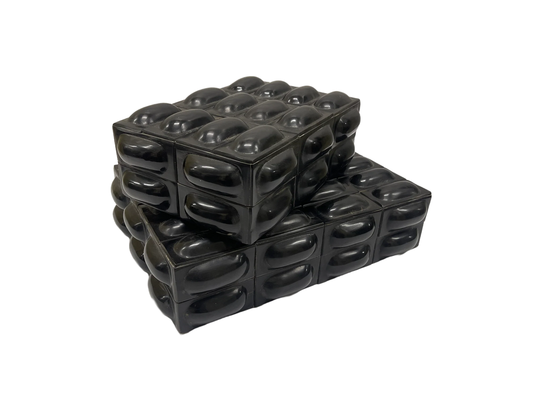 BOX BLACK BUFFALO HORN