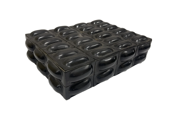 BOX BLACK BUFFALO HORN