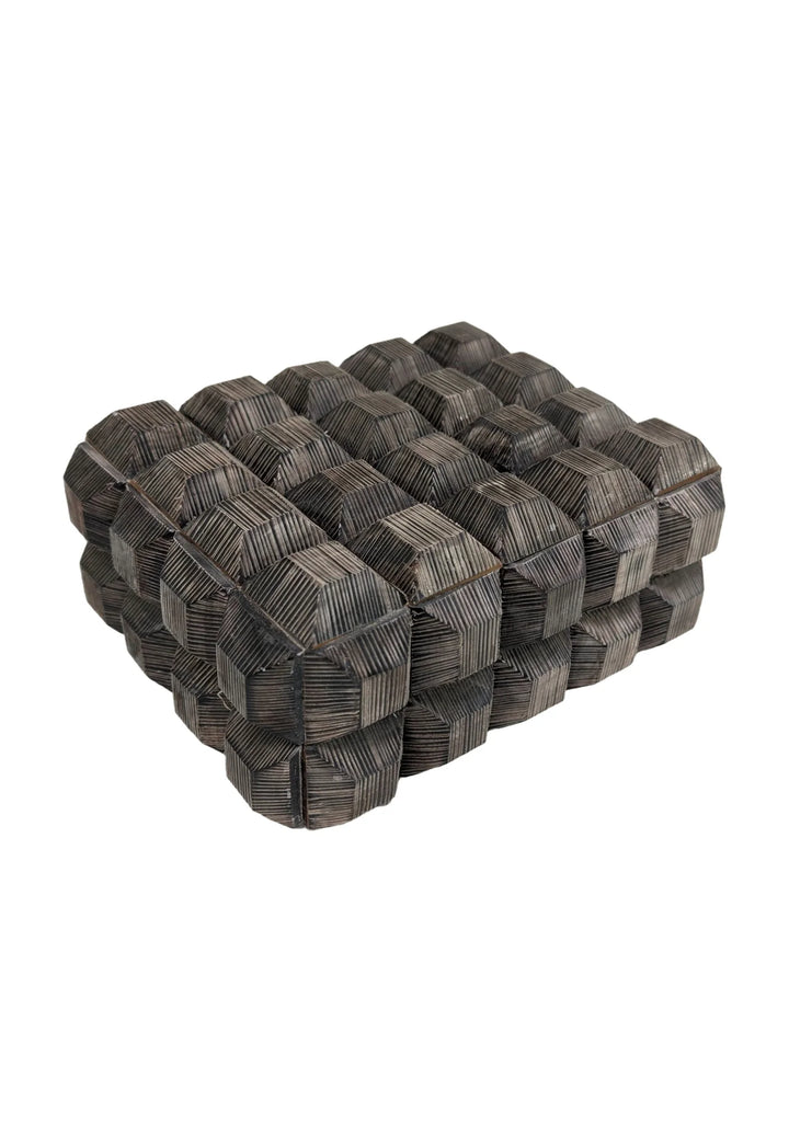 BOX HORN CUBED ETCHED