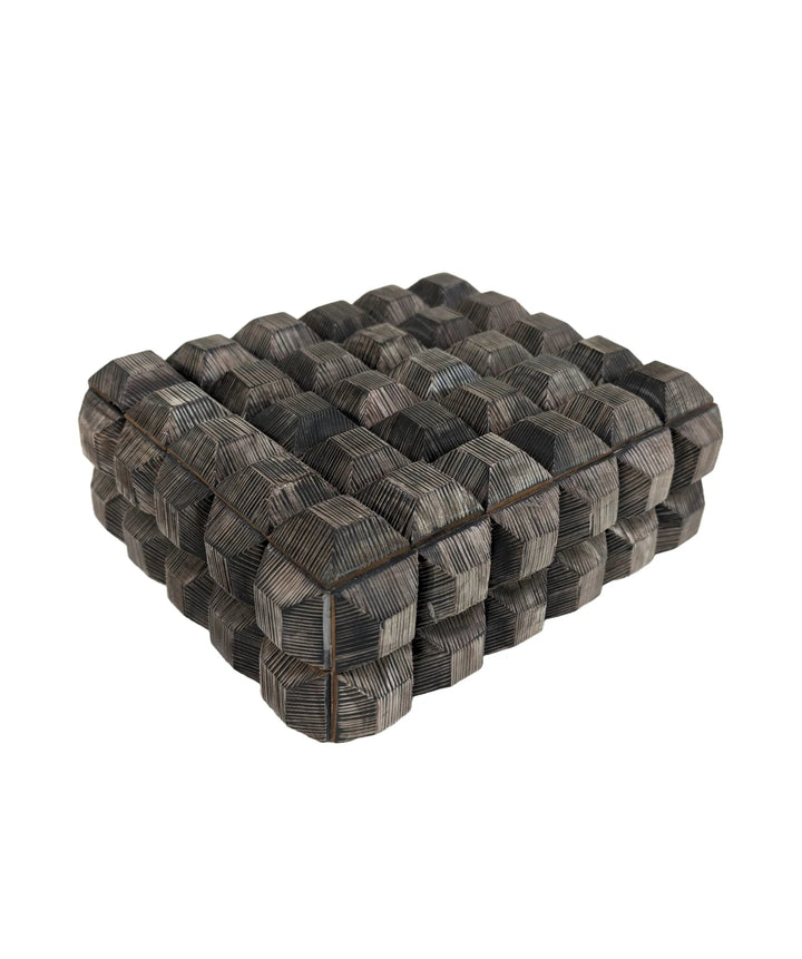 BOX HORN CUBED ETCHED