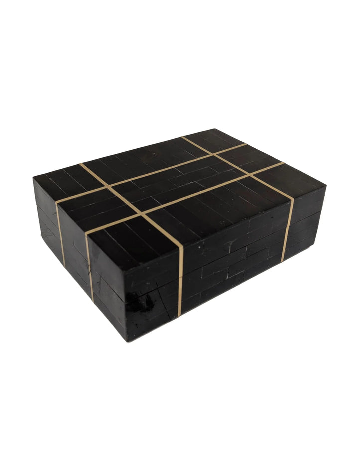 BOX BLACK W/ GOLD STRIPE
