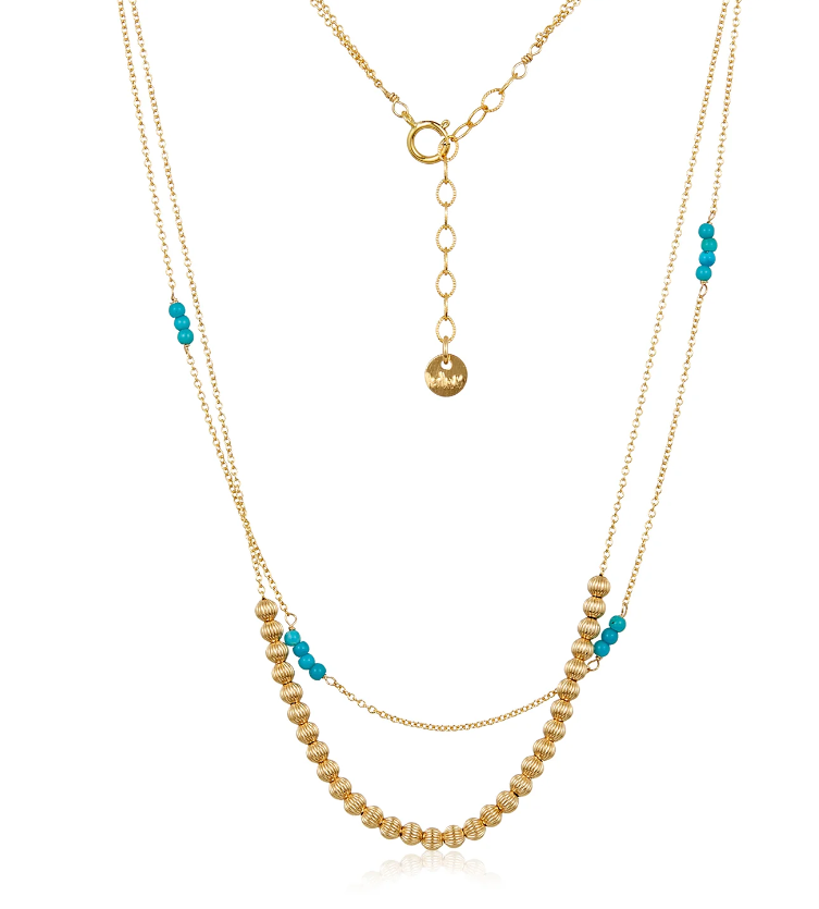MABEL CHONG NECKLACE ORNAMENT TURQUOISE
