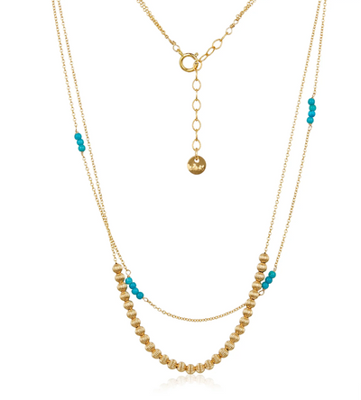 MABEL CHONG NECKLACE ORNAMENT TURQUOISE