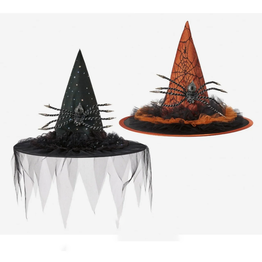 ORNAMENT SPIDER HAT 13.5''