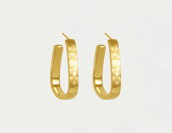 EARRINGS NOMAD MINI SQUARE HOOPS (NRD)