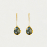 EARRINGS DROPLETS NOSARA LABRADORITE (NRD)