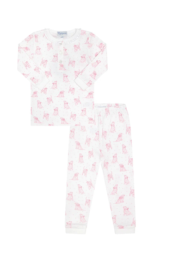 PAJAMAS BLUE PUPPY LOVE PRINT