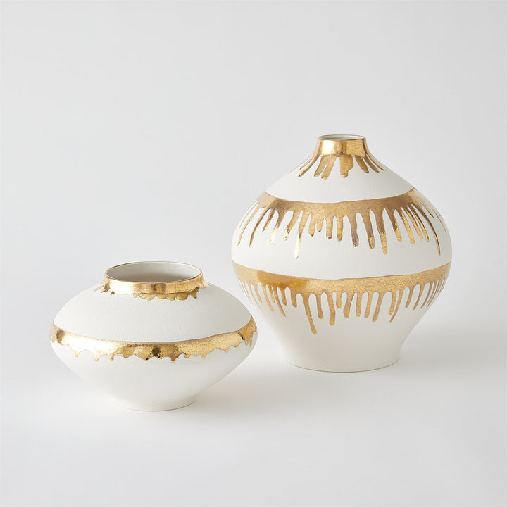 VASE GOLD DRIPS