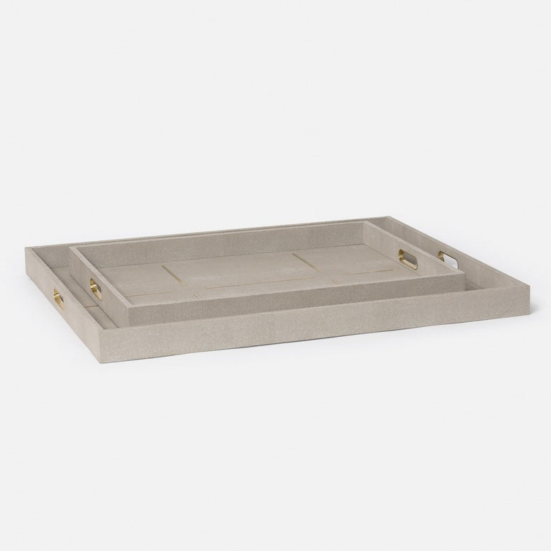 DAINA XL RECT TRAY S/2