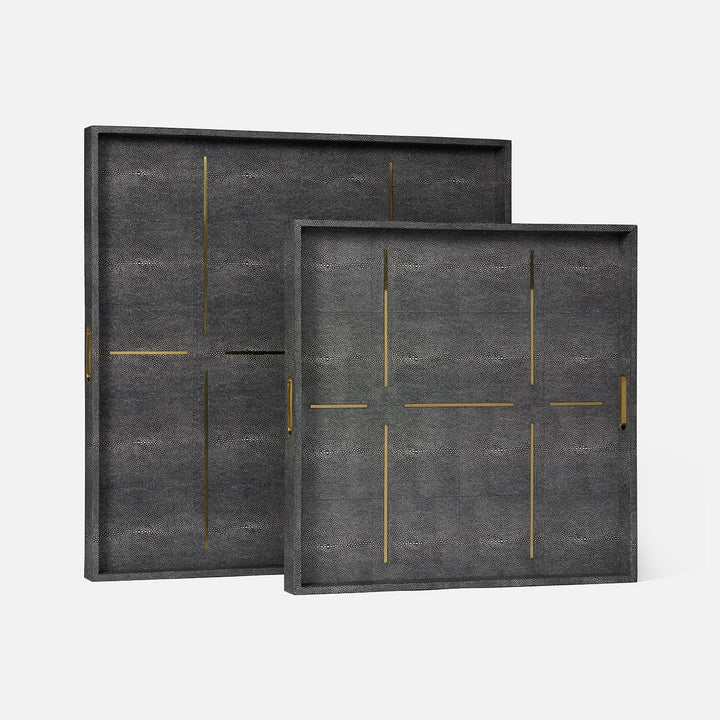 DAINA XL SQR TRAY S/2