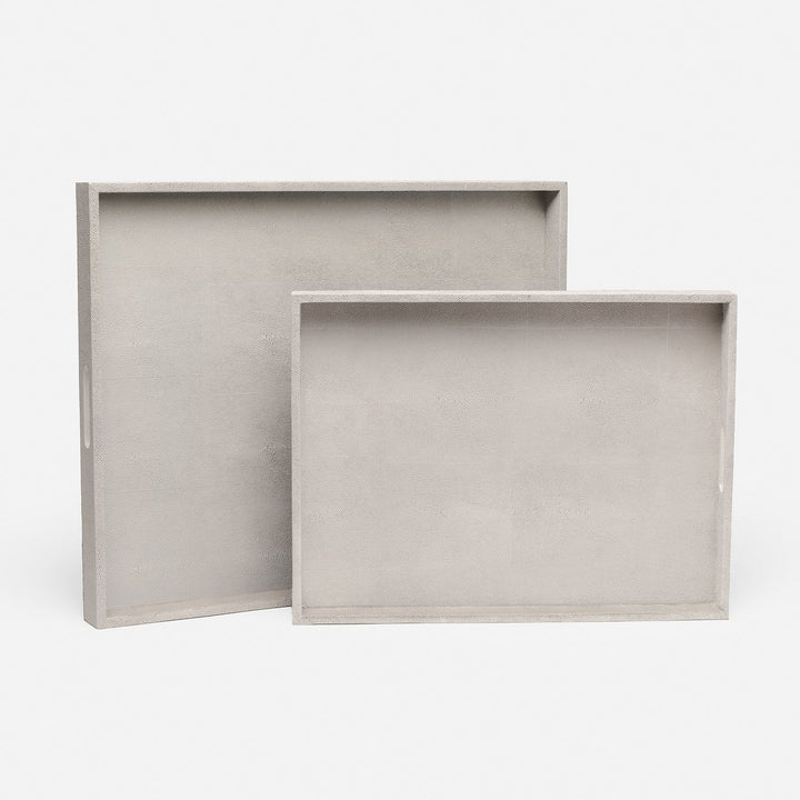 EMERY XL RECT TRAY S/2