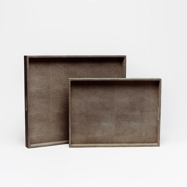 EMERY XL RECT TRAY S/2