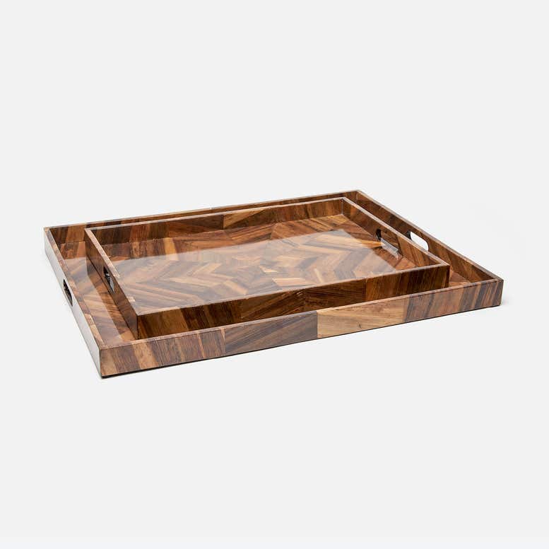 JADA XL RECT TRAY S/2