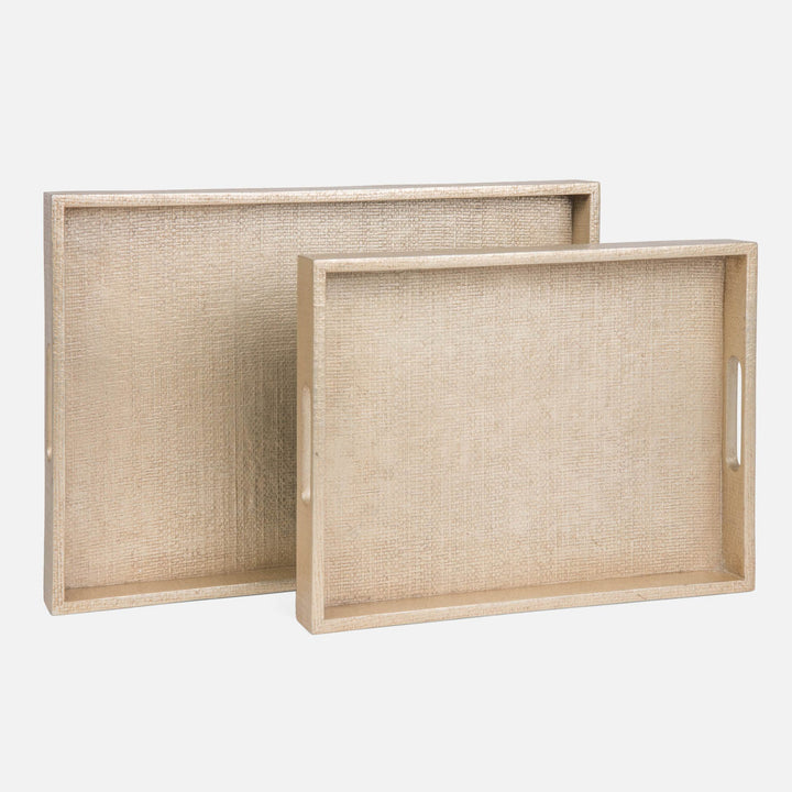 SUTTON XL RECT TRAY S/2
