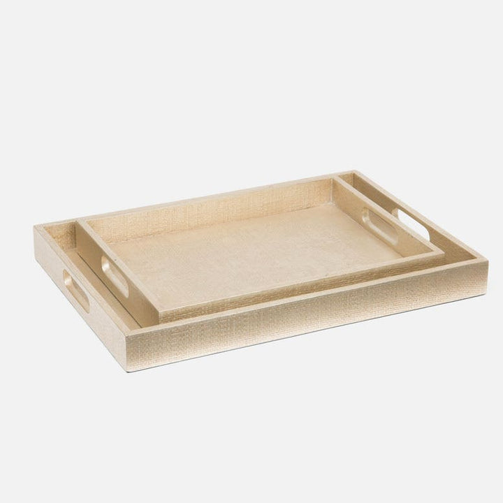 SUTTON XL RECT TRAY S/2