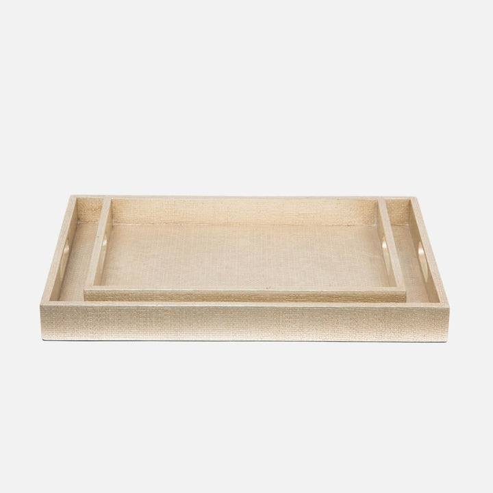 SUTTON XL RECT TRAY S/2