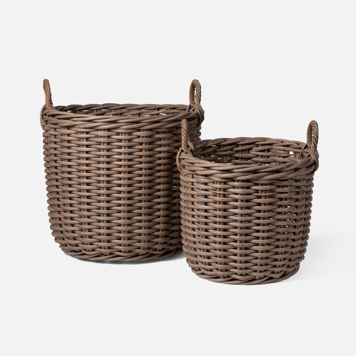WARNER XL ROUND BASKET S/2