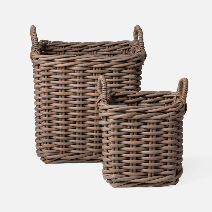 WARNER XL SQUARE BASKET S/2