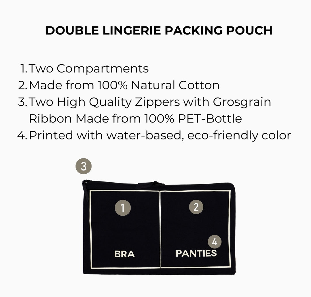 ORGANIZER DOUBLE UNDERWEAR BLACK