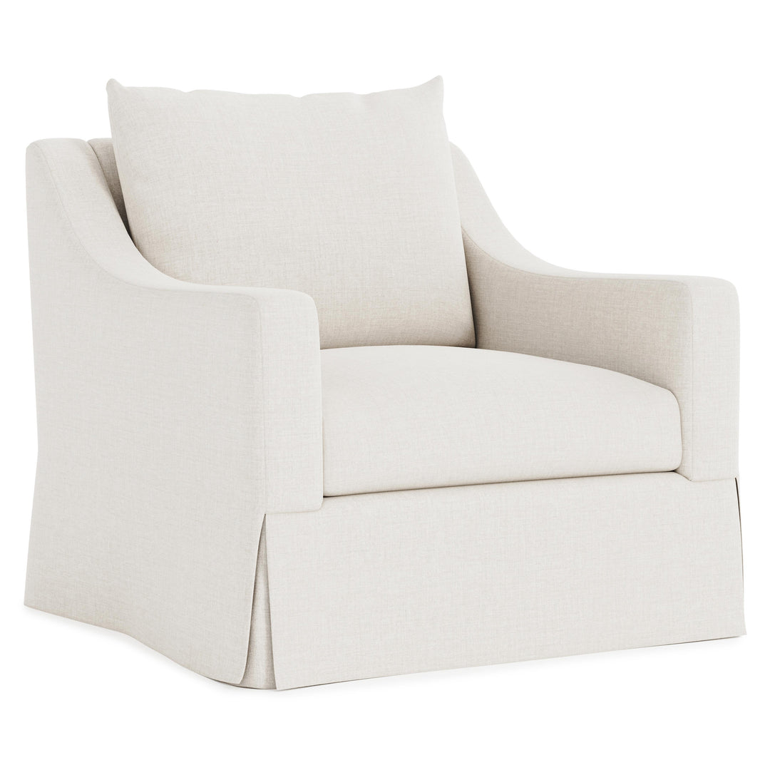 CHAIR GRACE SWIVEL IN GREY CHECK