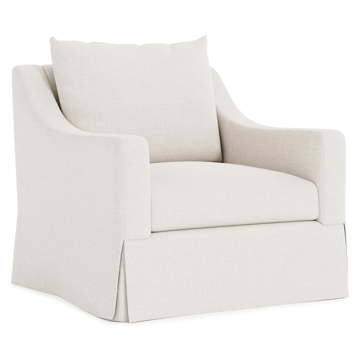 CHAIR GRACE SWIVEL IN GREY CHECK