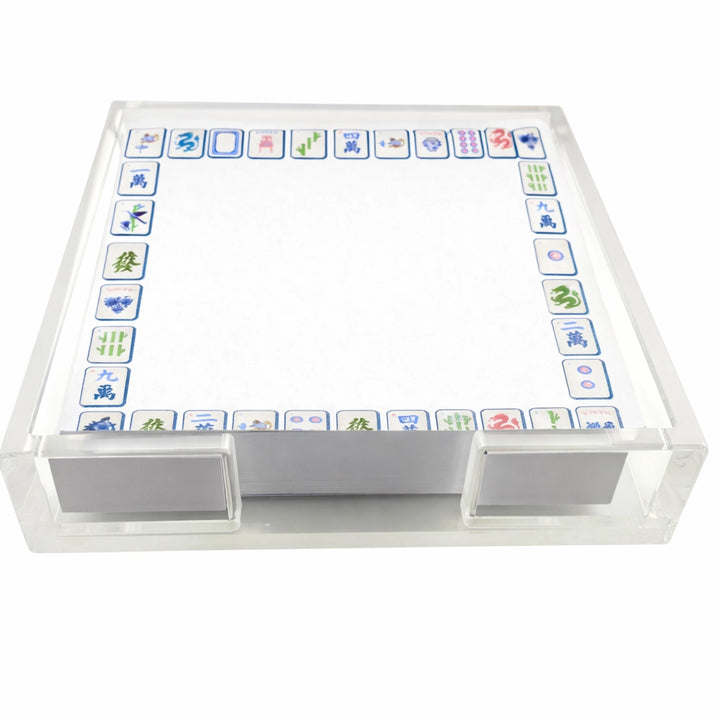 NOTEPAD PREPPY MAHJONG W/HOLDER