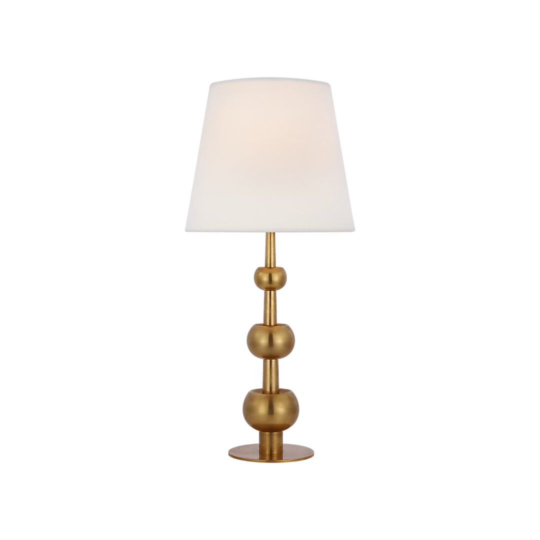 TABLE LAMP COMTESSE BRASS TRIPLE MEDIUM