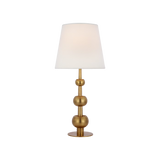 TABLE LAMP COMTESSE BRASS TRIPLE MEDIUM