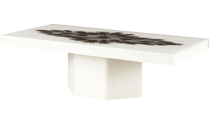 PEACOCK RECTANGLE COCKTAIL TABLE