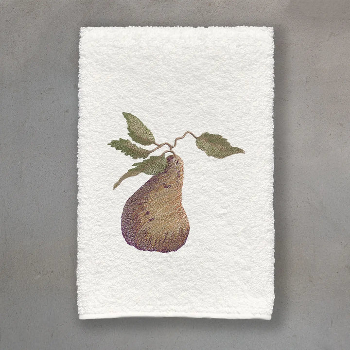 GUEST TOWEL TERRY WINTER PEAR