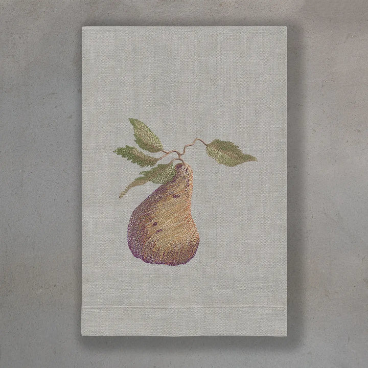 GUEST TOWEL LINEN WINTER PEAR