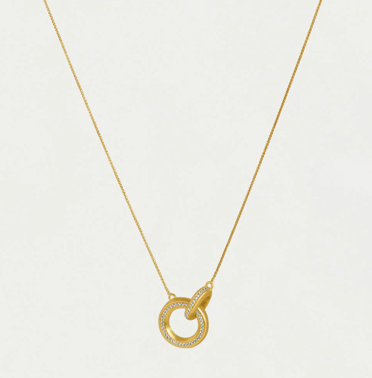 PENDANT HOOP COLETTE WHITE CZ #76258