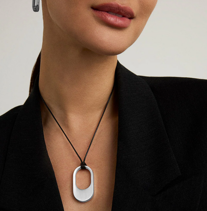 PENDANT CROSBY LONG SILVER #75748