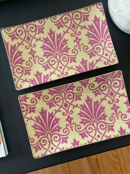 PLATE PURPLE RECTANGULAR (3 SIZES)