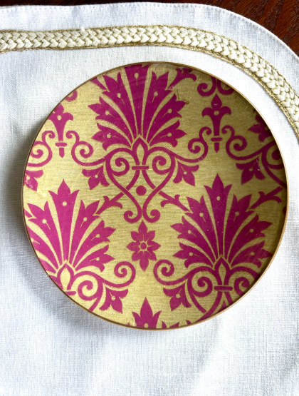 PLATE PURPLE ROUND (2 SIZES)