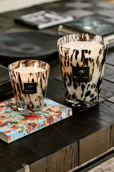 BAOBAB COLLECTION CANDLE PEARLS BLACK