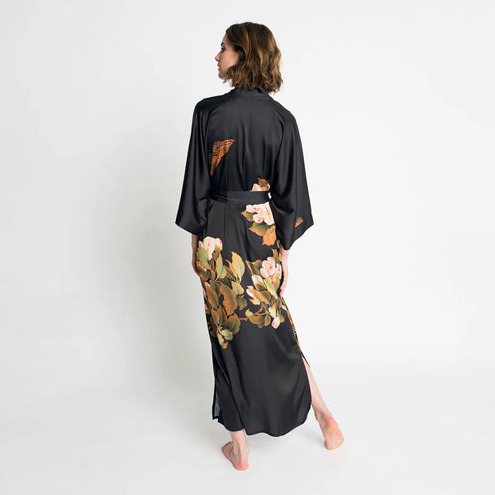 ROBE PEONY & BUTTERFLY LONG