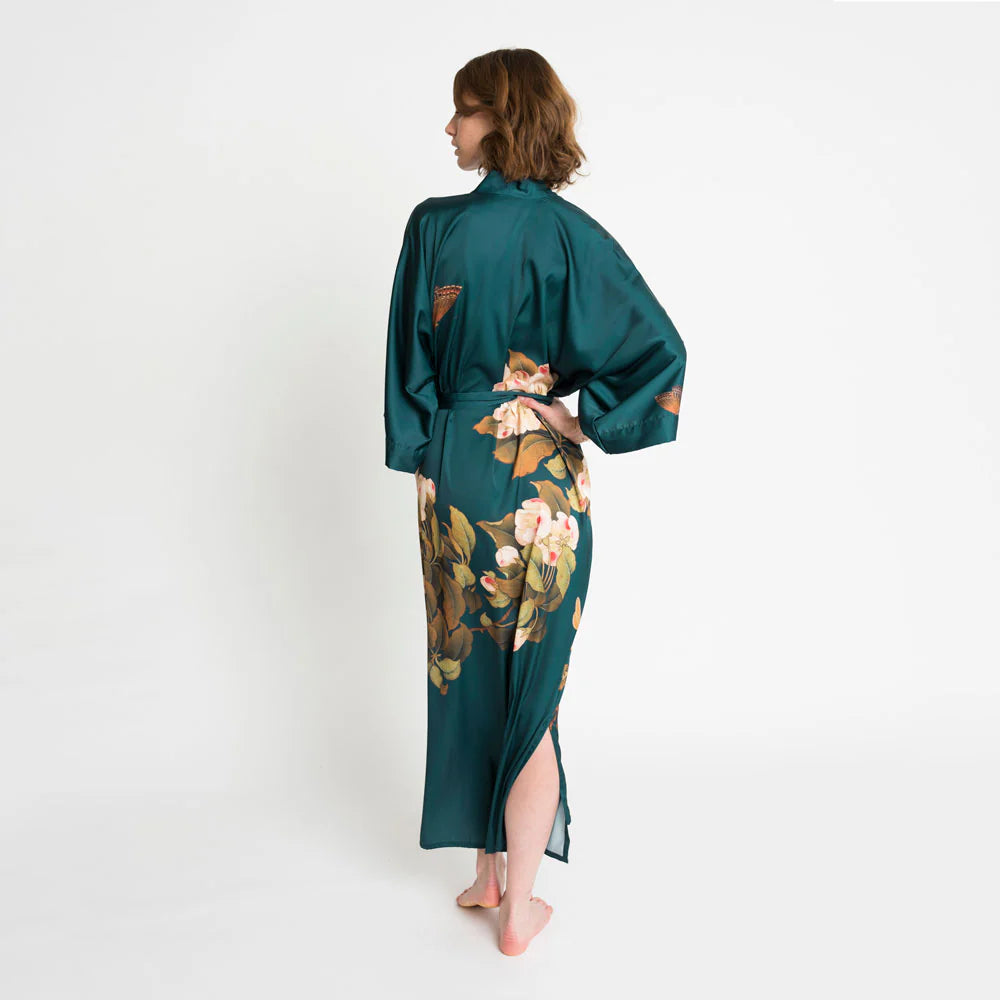 ROBE PEONY & BUTTERFLY LONG