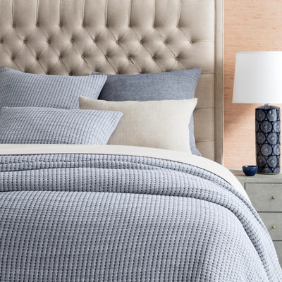 COVERLET PICK STITCH MATELASSE NAVY (Available in 3 Sizes)