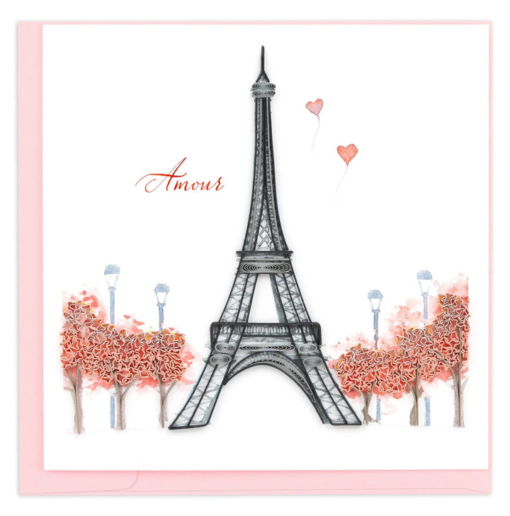 GREETING CARD "EIFFEL TOWER LOVE"