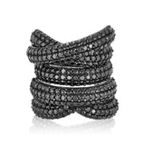 RING LAYERED BLACK SPINEL