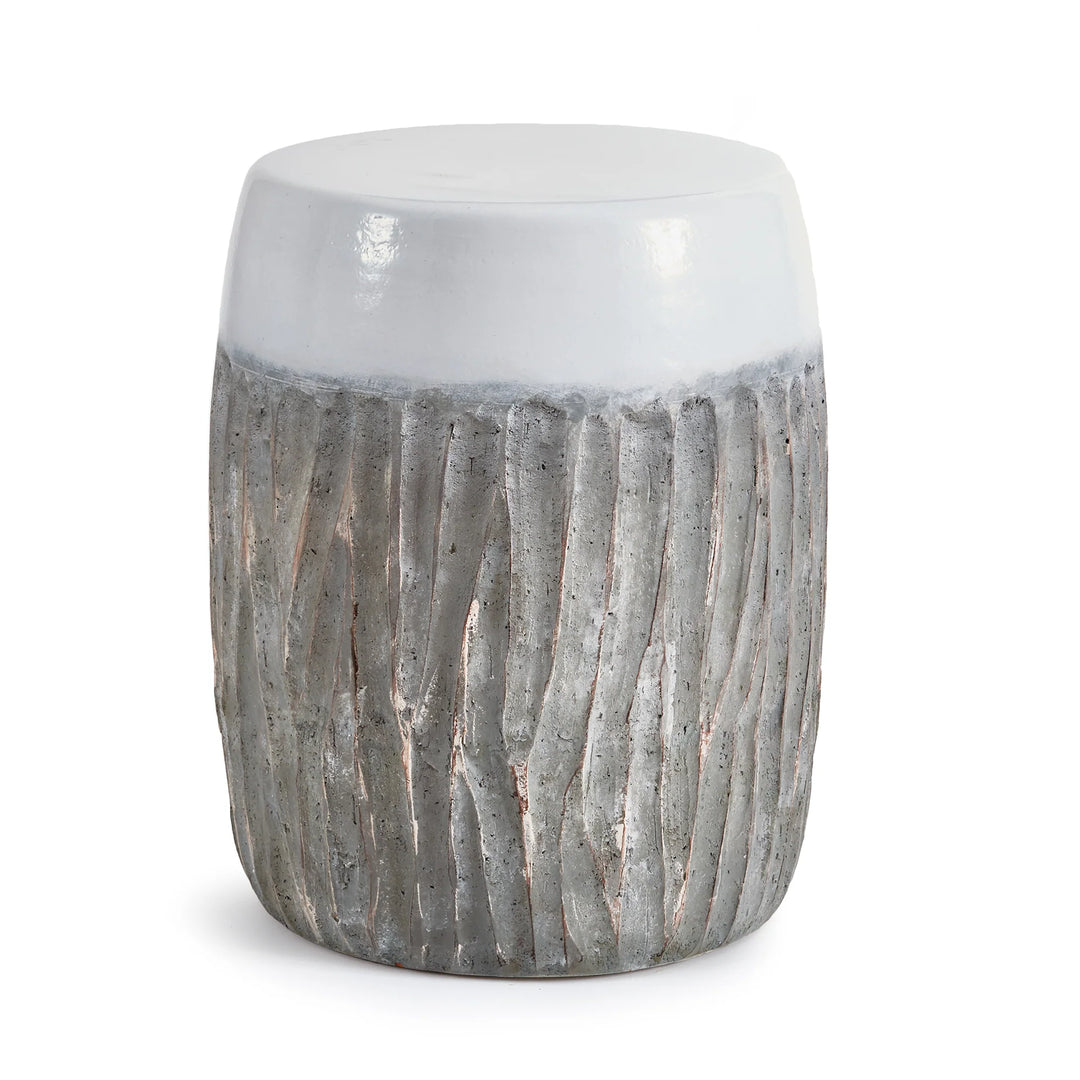 STOOL ORGANIC SPLIT GRAY/WHITE