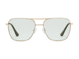 READERS HOOPER POLISHED GOLD GREEN