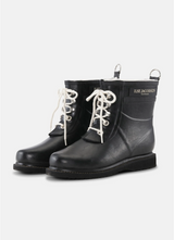RUBBER BOOT ANKLE HIGH BLACK