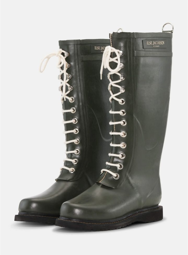 RUBBER BOOT KNEE HIGH ARMY