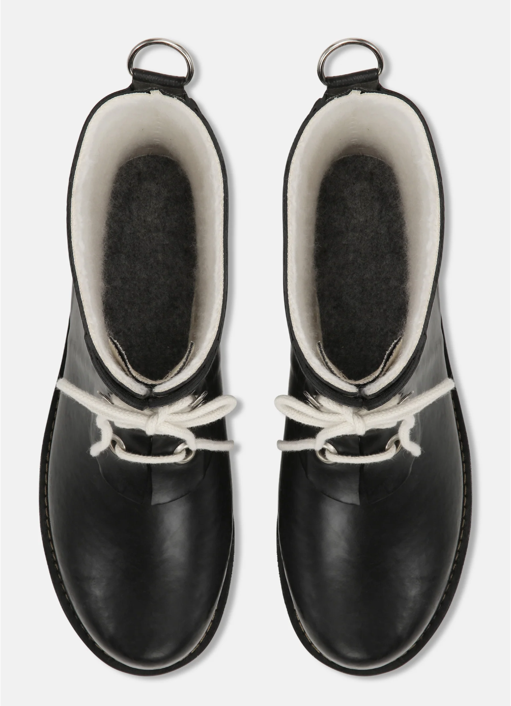 RUBBER BOOT ANKLE HIGH BLACK