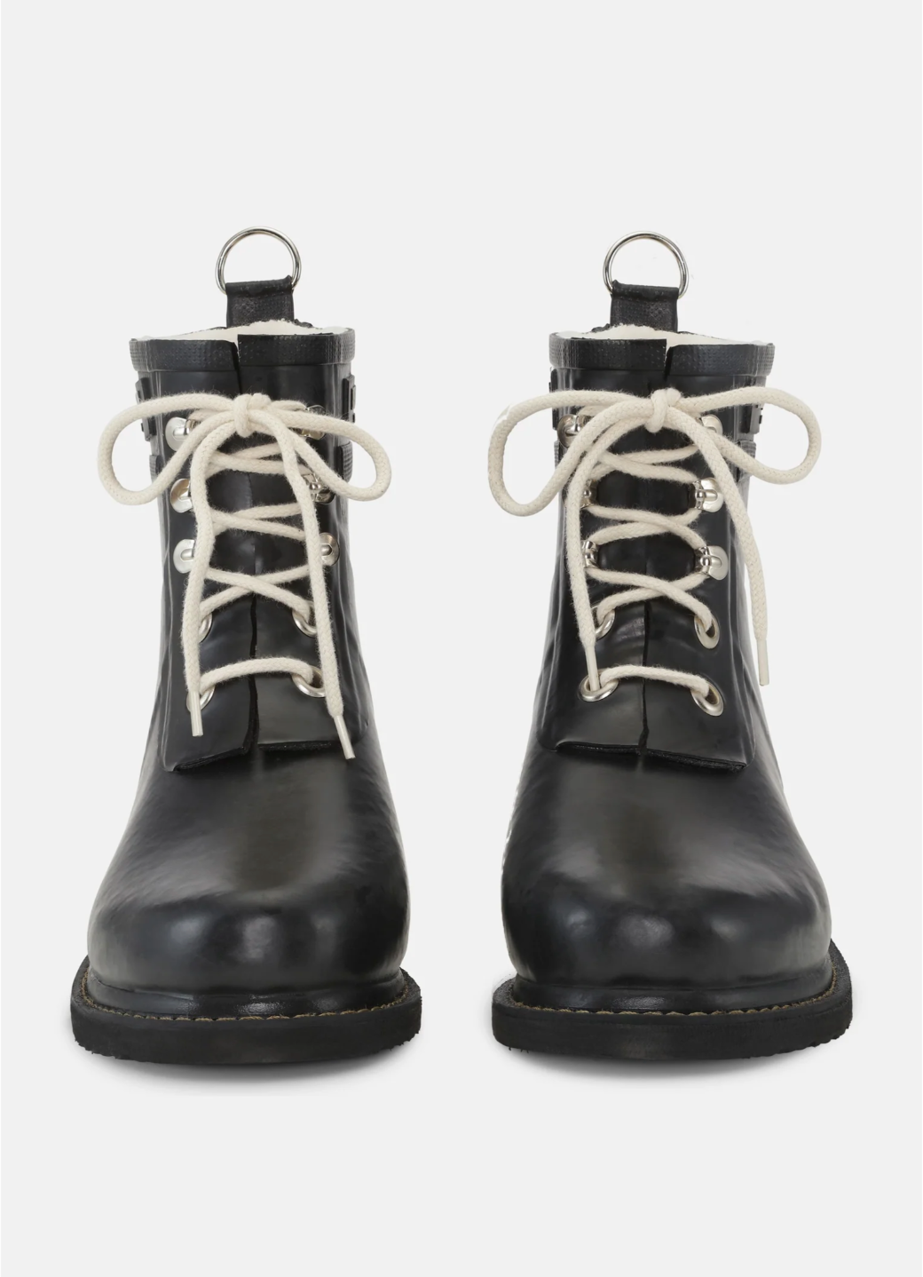 RUBBER BOOT ANKLE HIGH BLACK