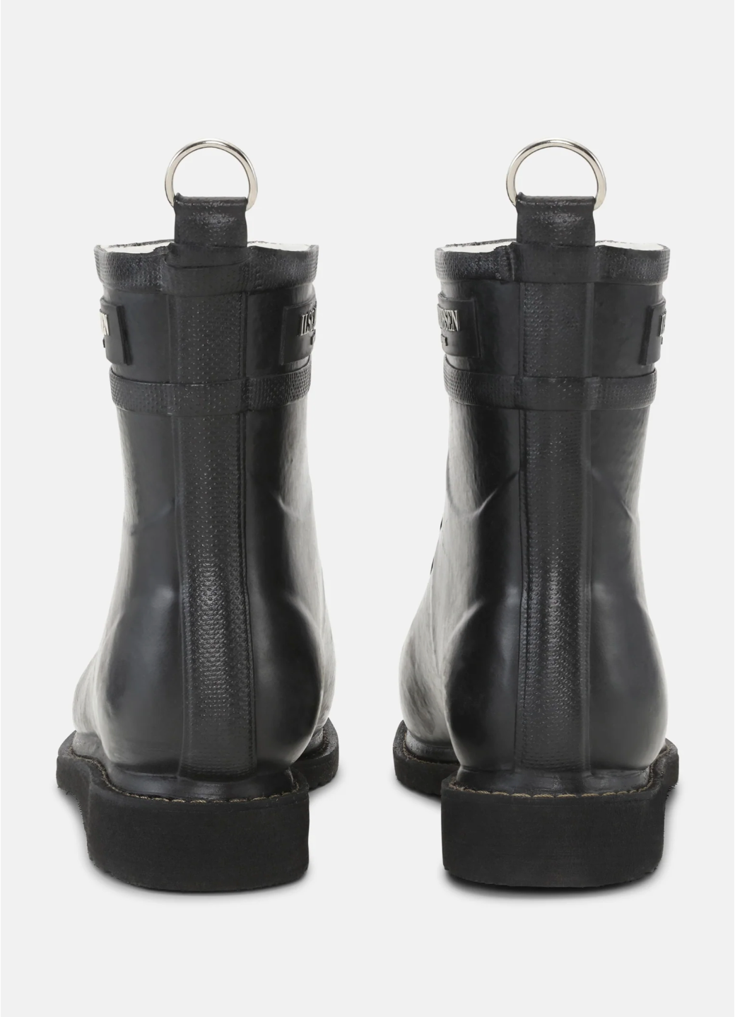 RUBBER BOOT ANKLE HIGH BLACK