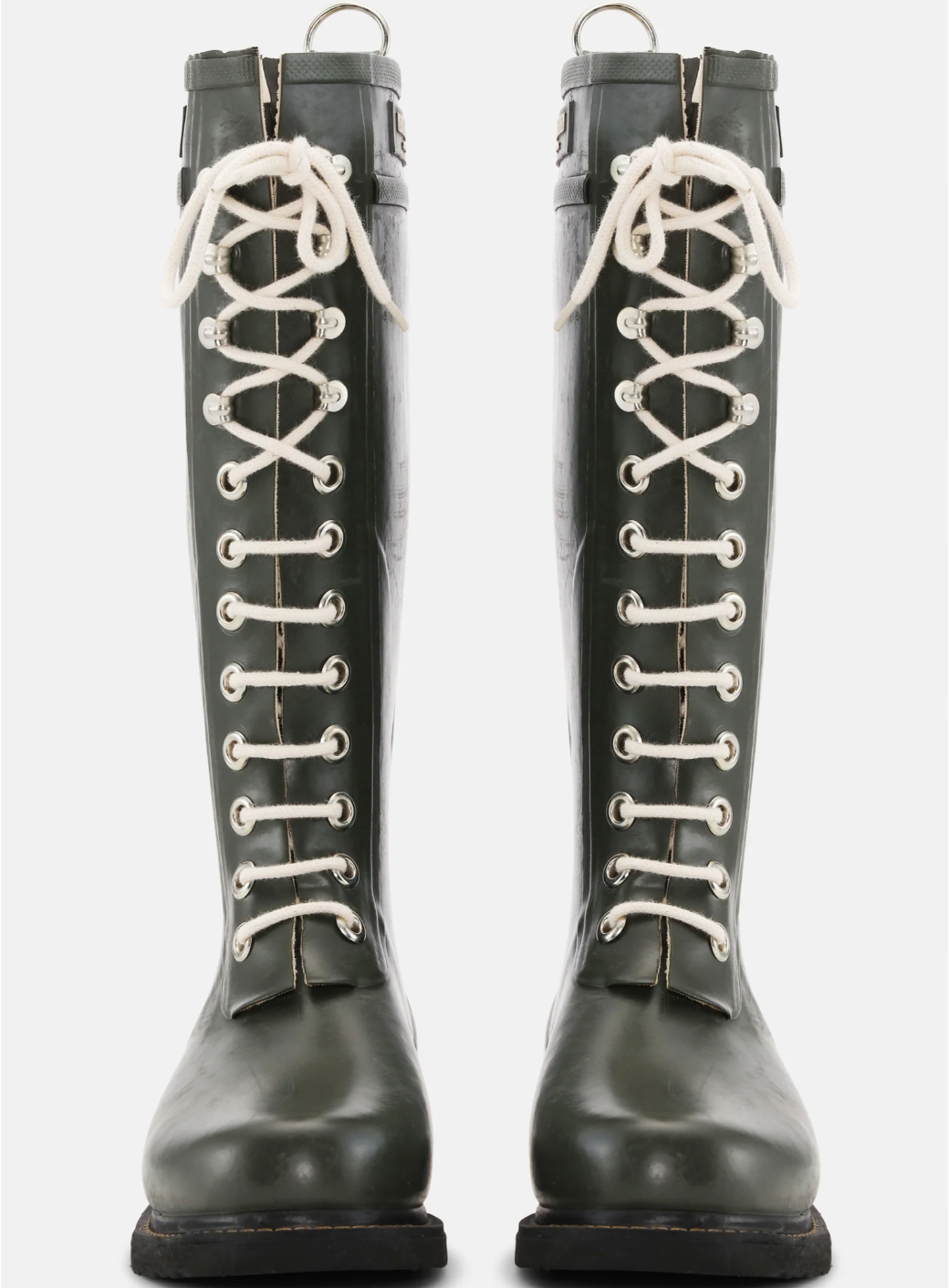 RUBBER BOOT KNEE HIGH ARMY